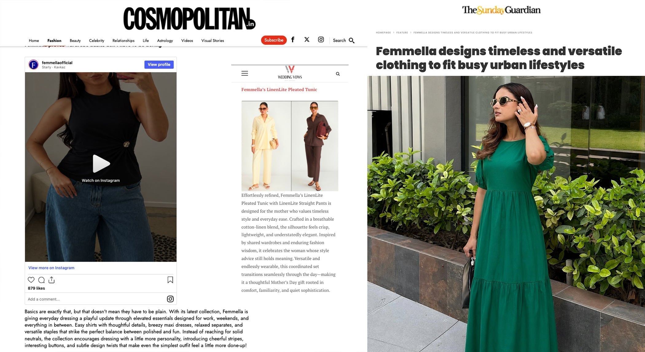Femmella in the Press