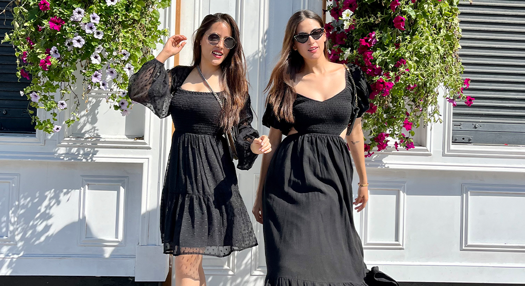 Cute short 2025 black dress