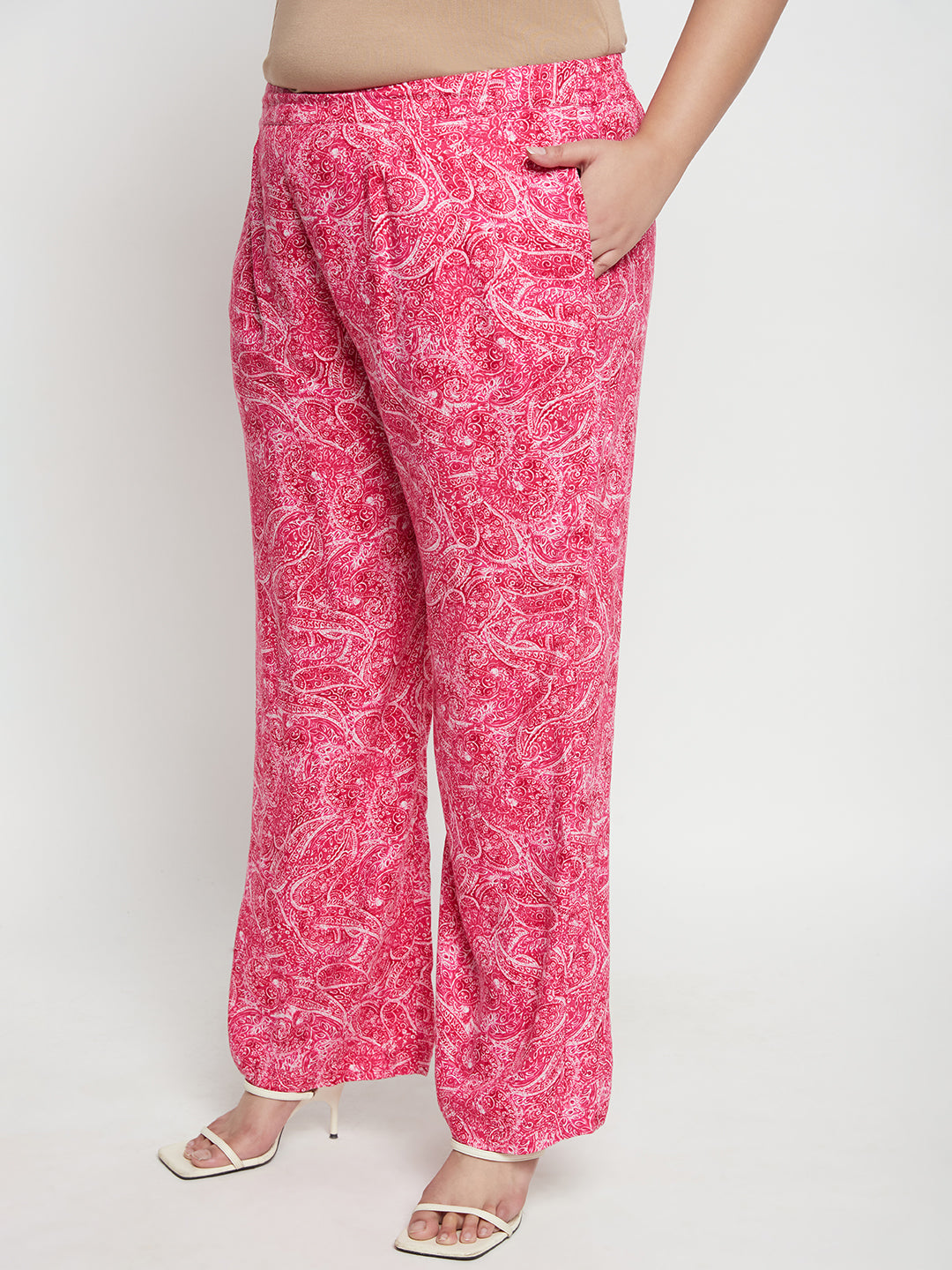 Pink Paisley Printed Co-Ord Set