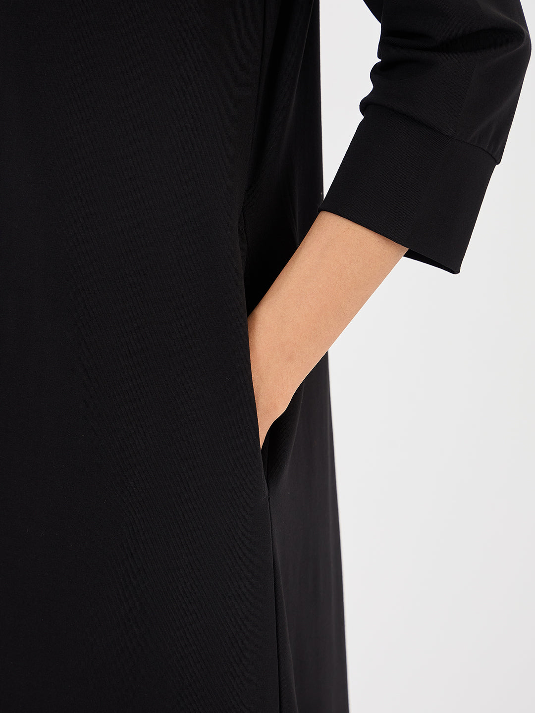 Black A-Line Travel Dress
