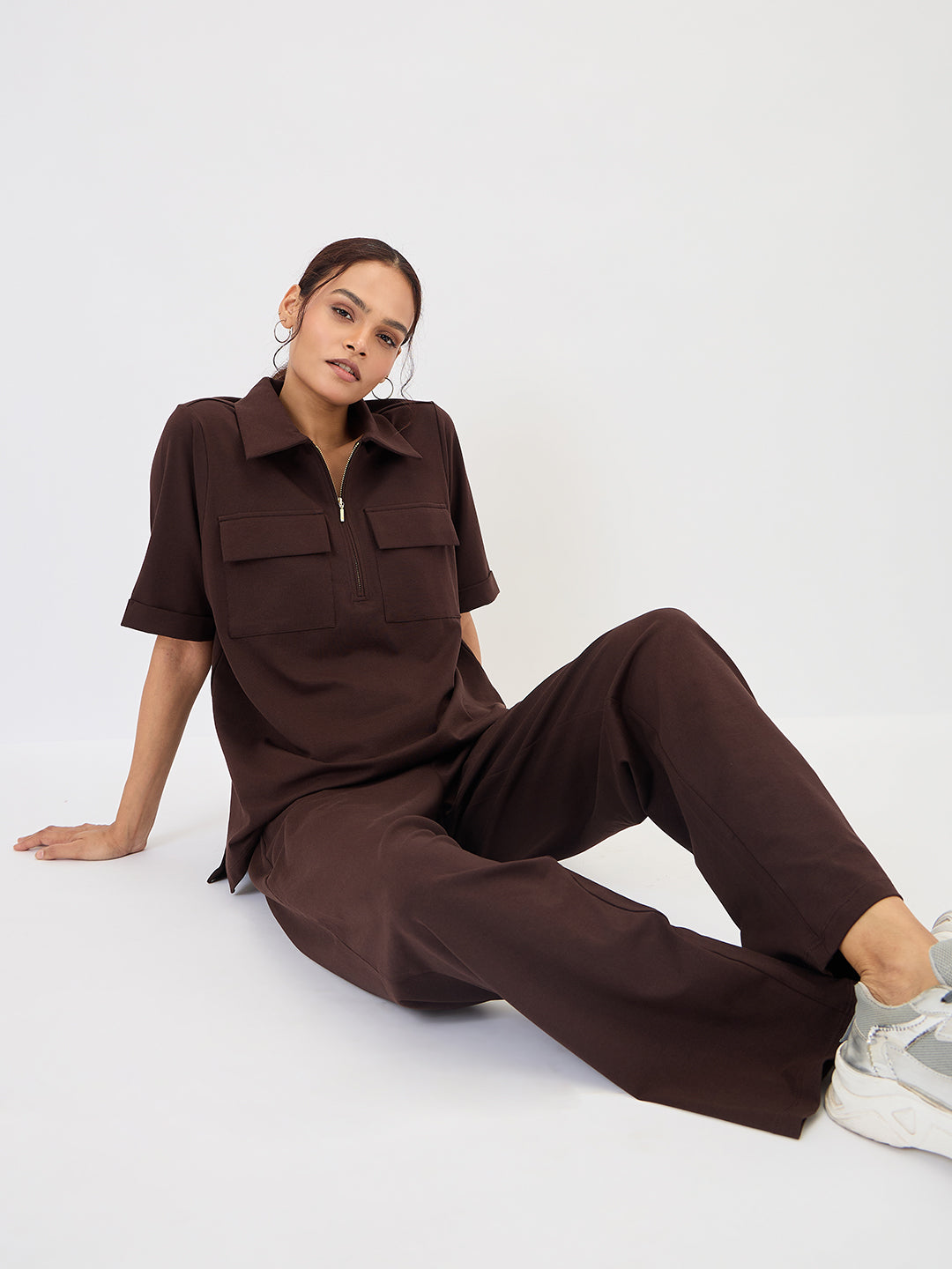 Brown Travel Pants
