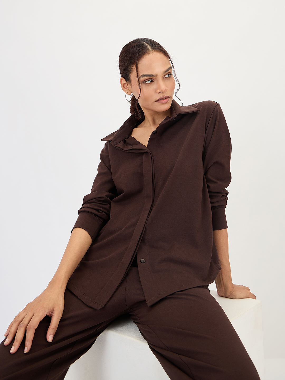 Brown Travel Shirt