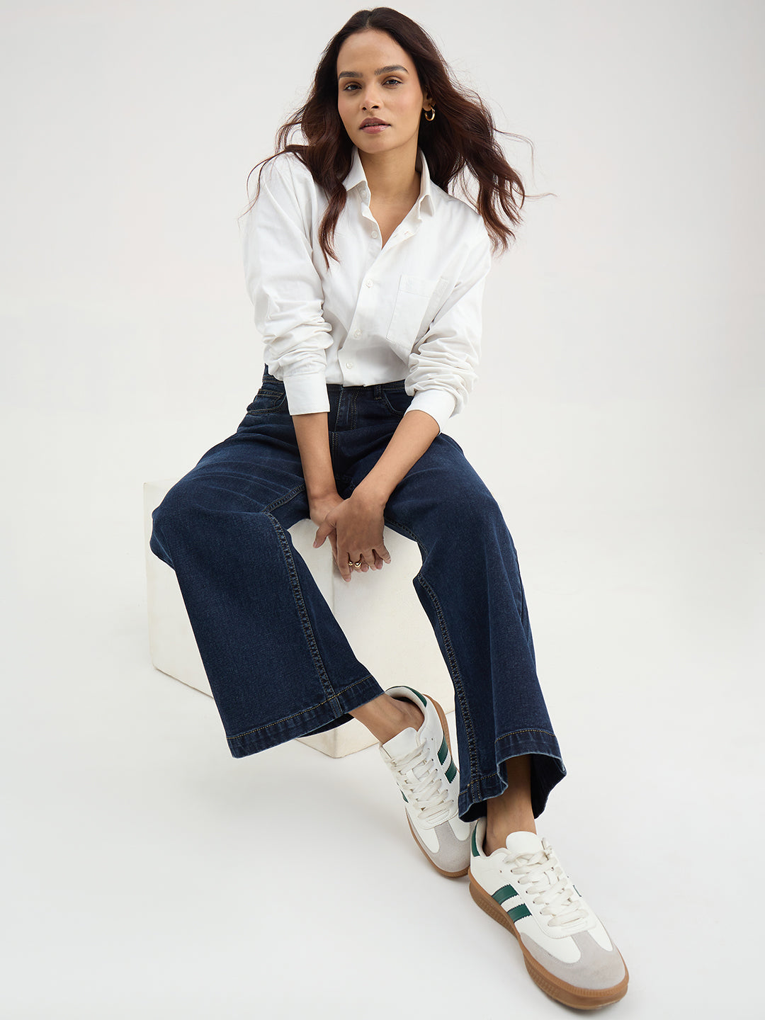 Carbon Blue Overdye Relax Fit Jeans