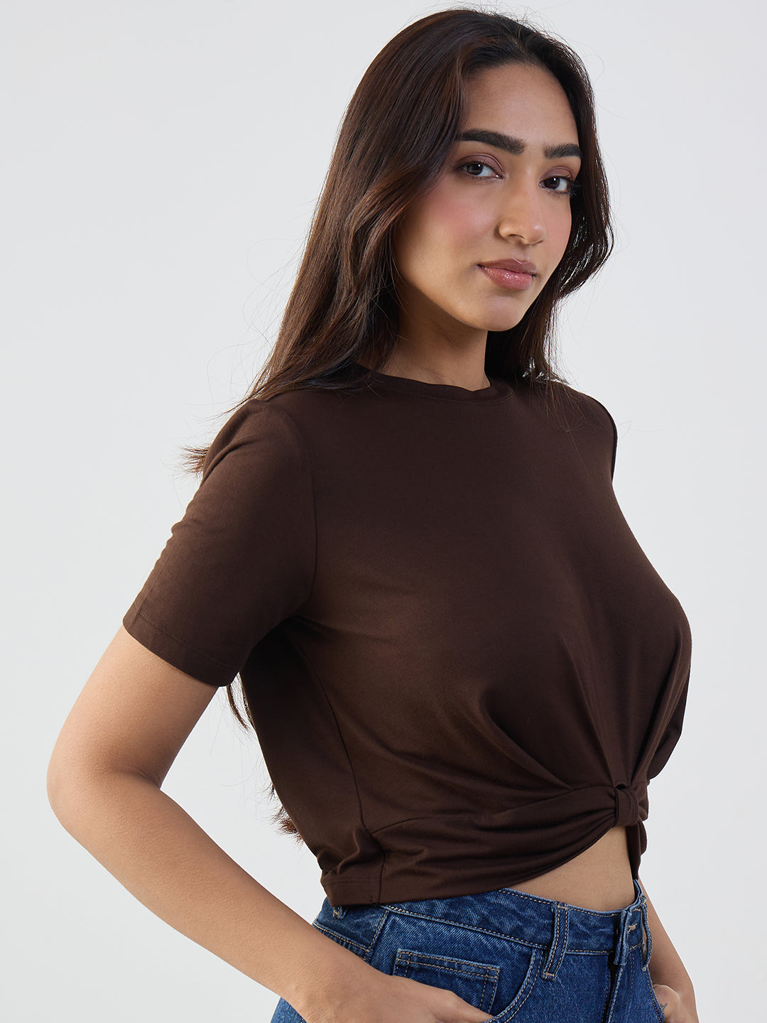 UltraSoft Bamboo Mocha Knot T-shirt