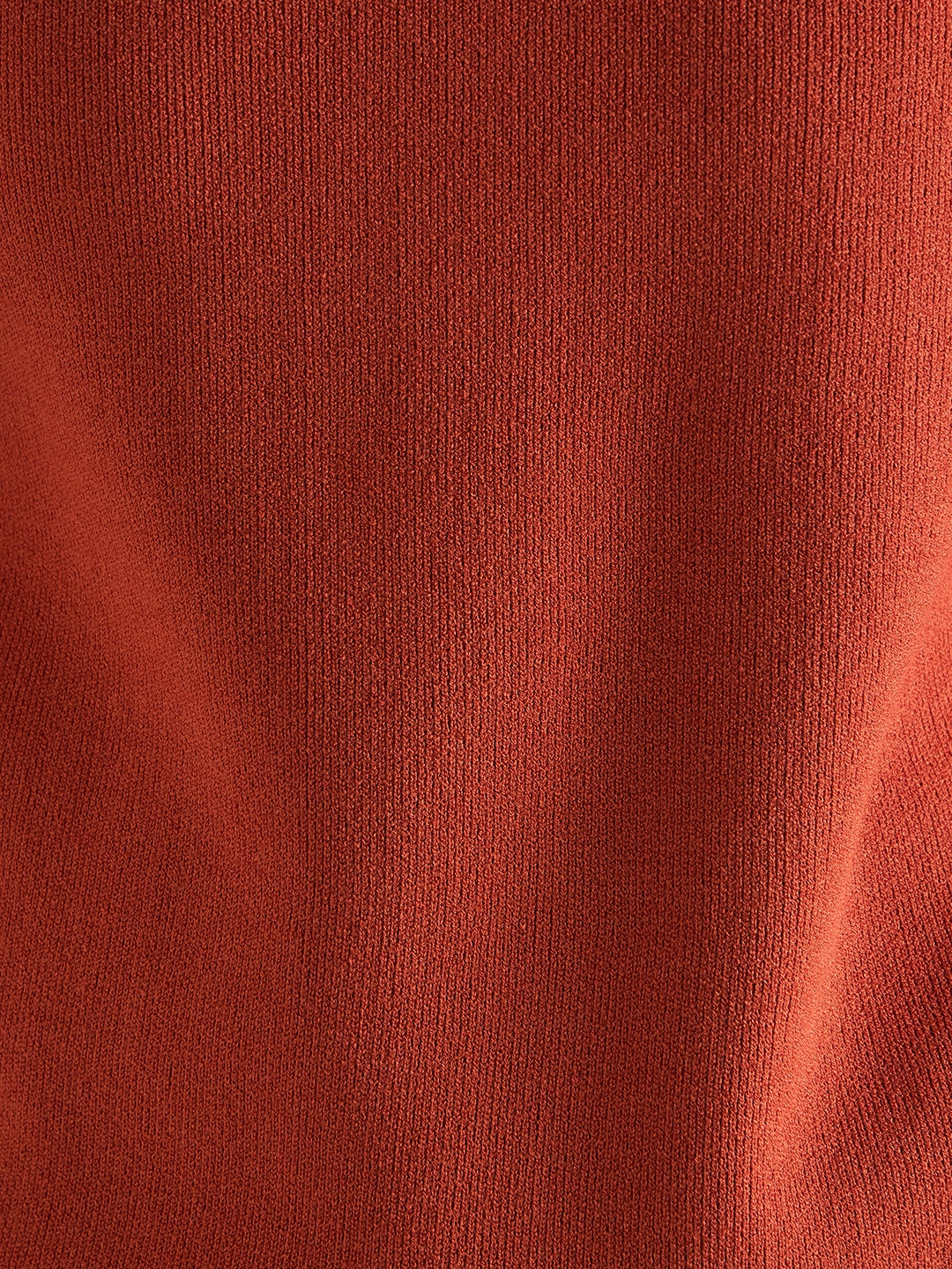 Rust Turtle Neck Knitted Co-Ord