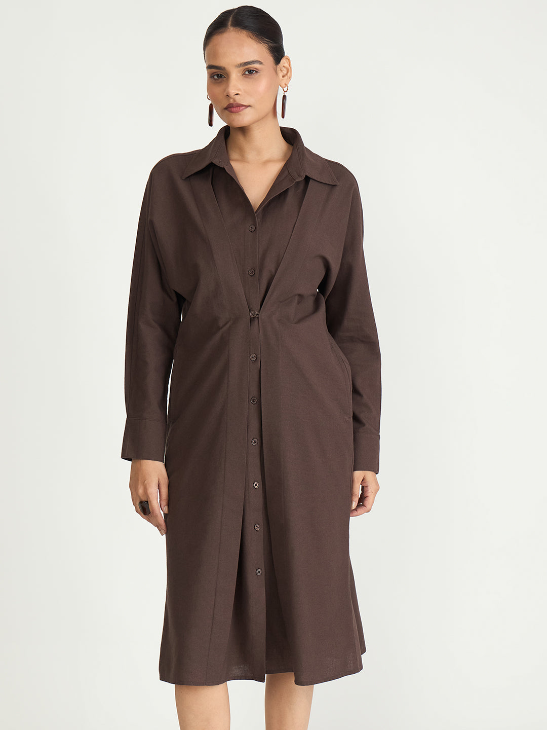 LinenLite Mocha Transform Dress