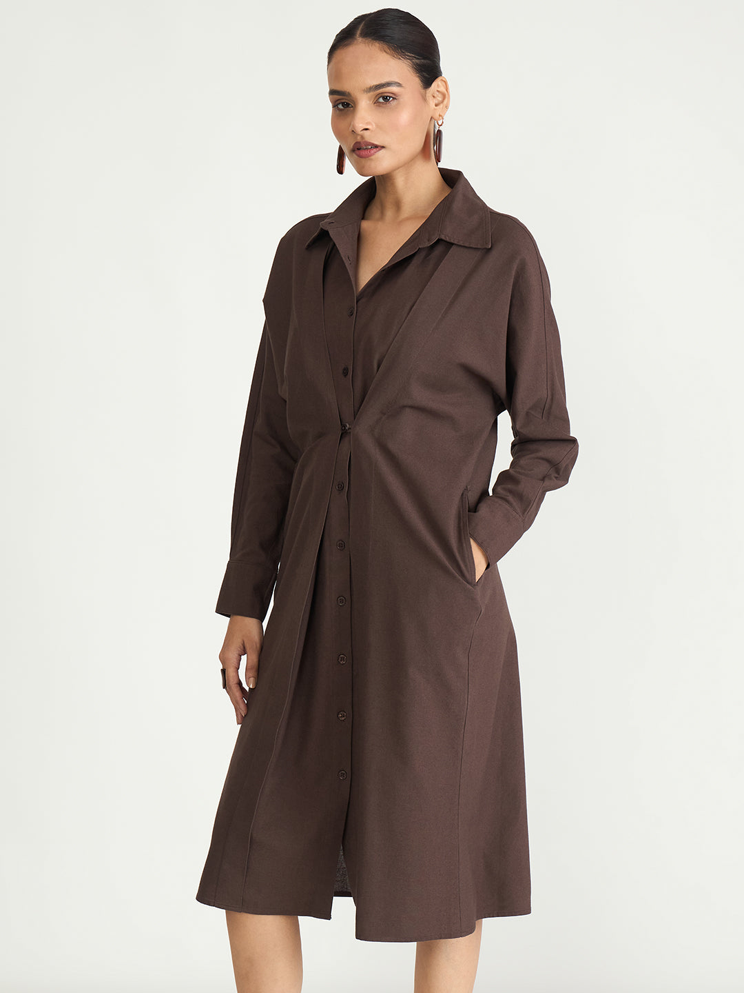LinenLite Mocha Transform Dress