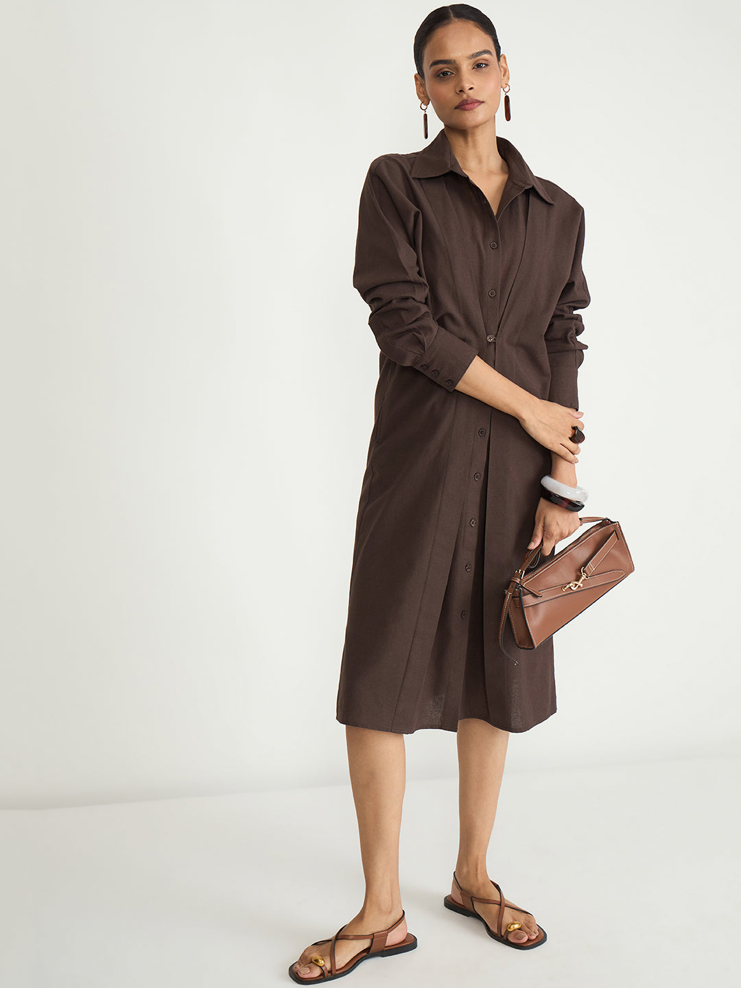 LinenLite Mocha Transform Dress