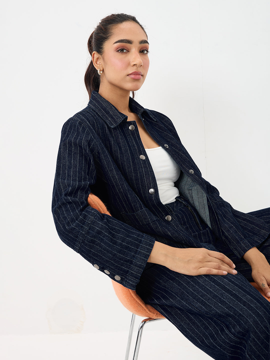 DenimClassic Stripe Everyday Jacket