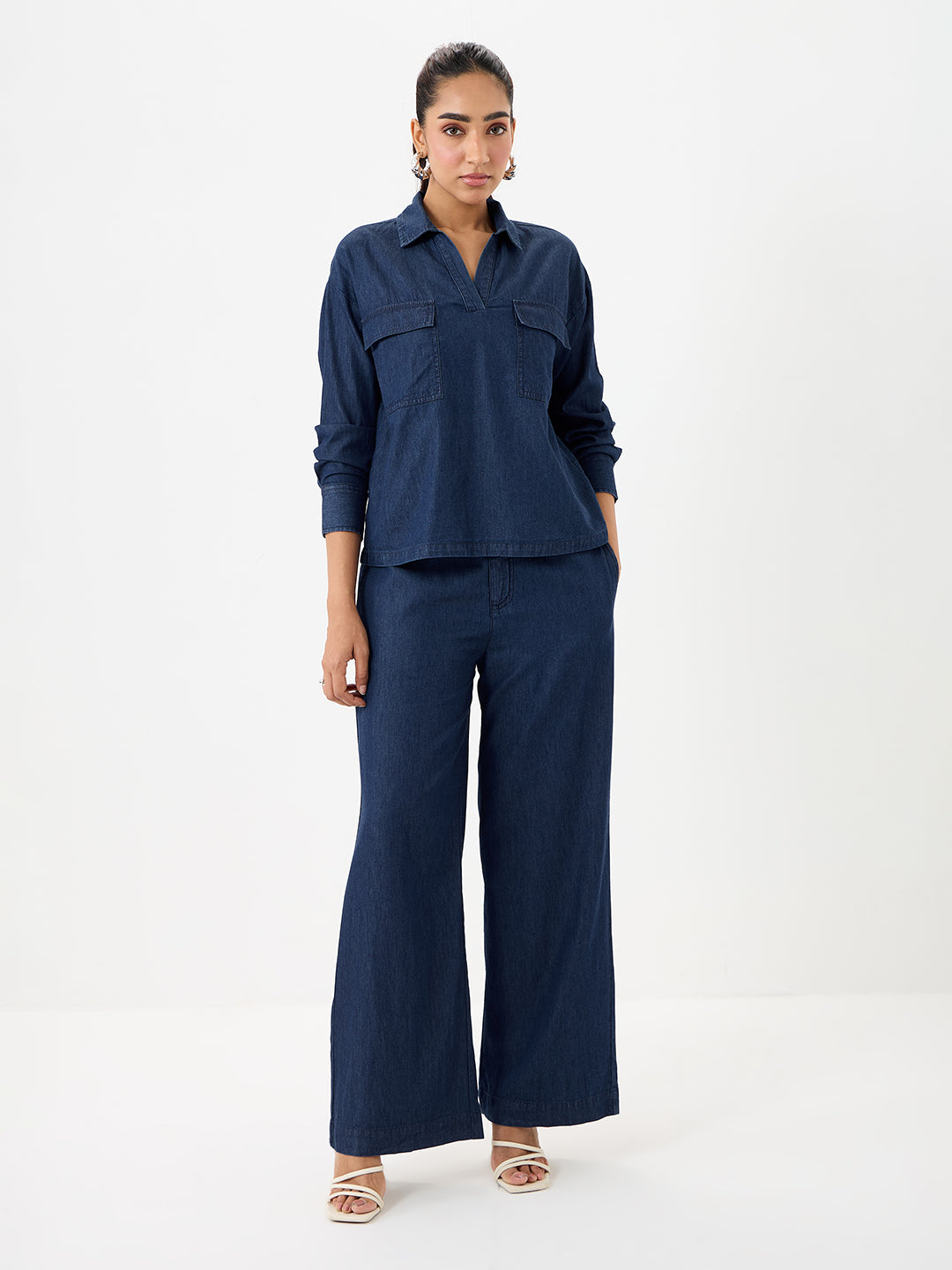 DenimLite Navy Dual Pocket Co-ord