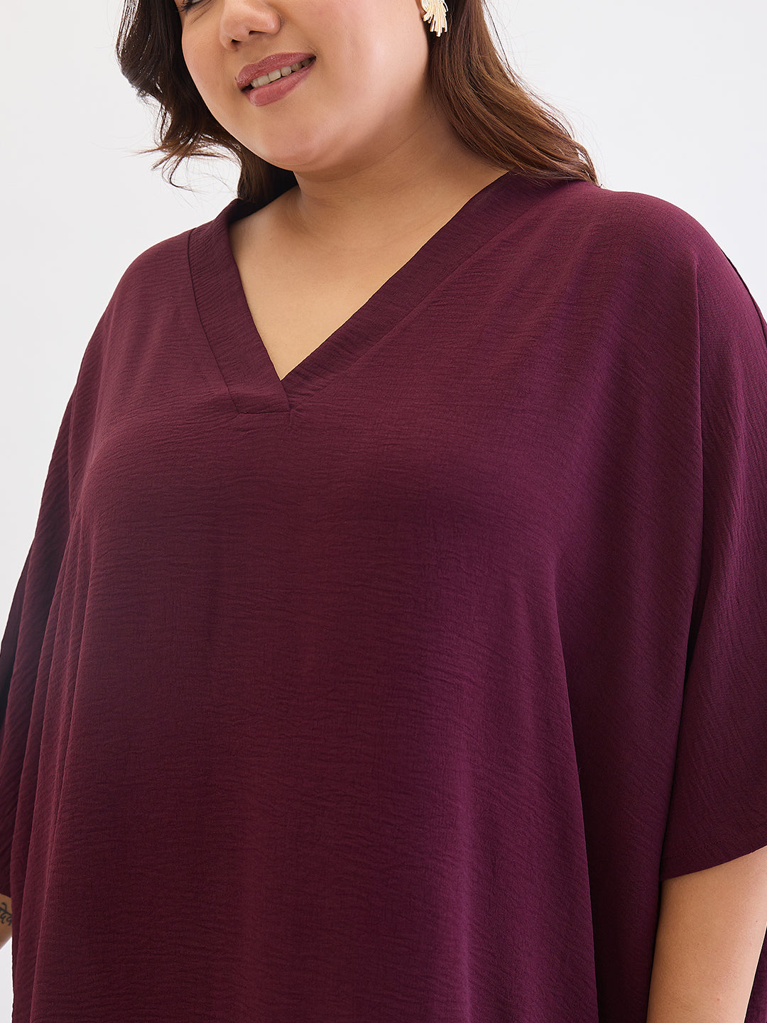 Wine Asymmetric Co-Ord Set