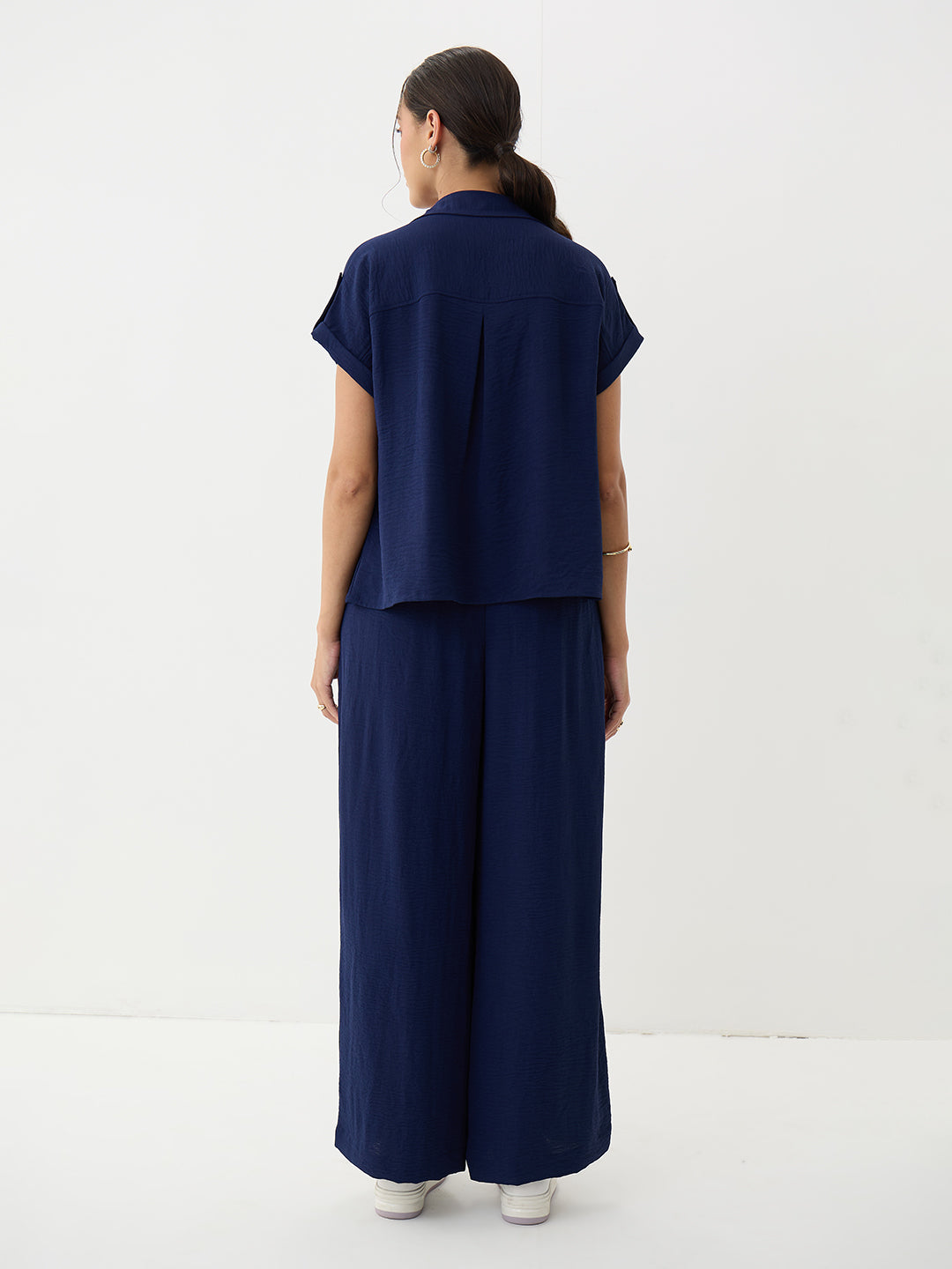 Navy Dual Pocket Co-Ord Set