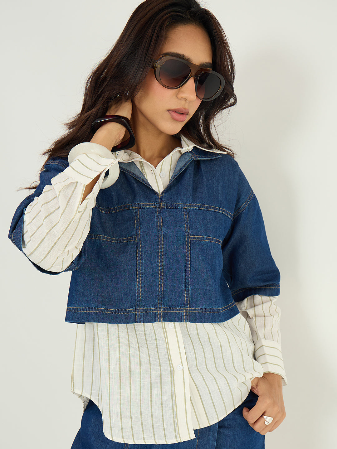 DenimLite Navy Skort Co-ord