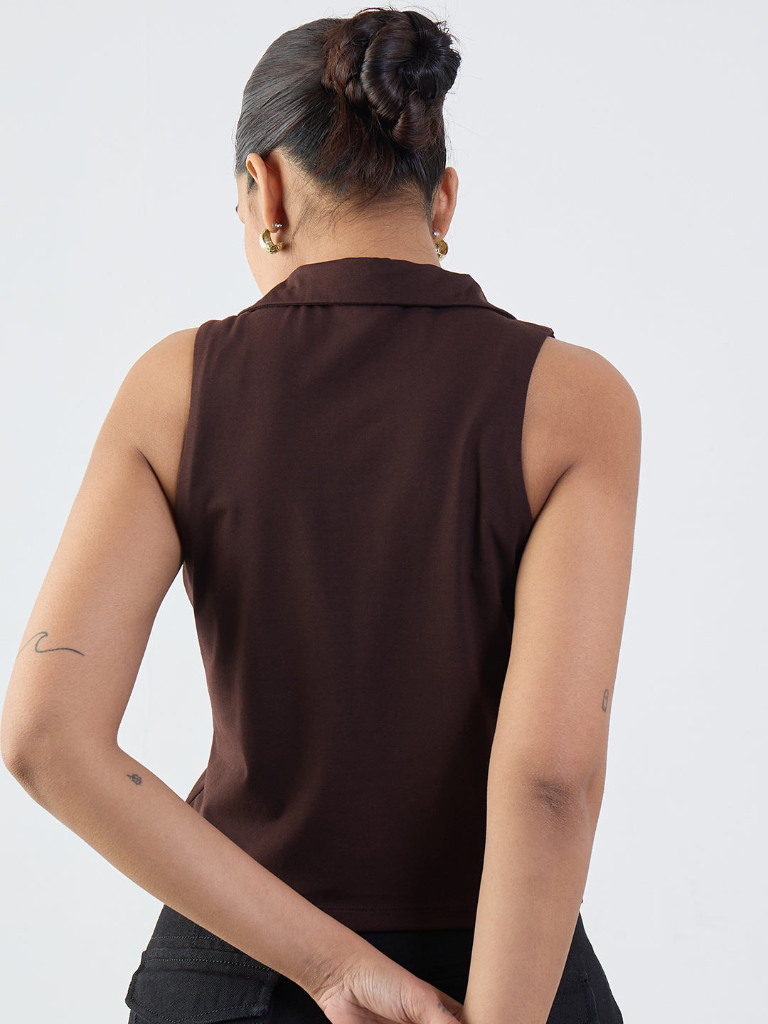 coffee-brown-knit-collared-top-fzk-7334