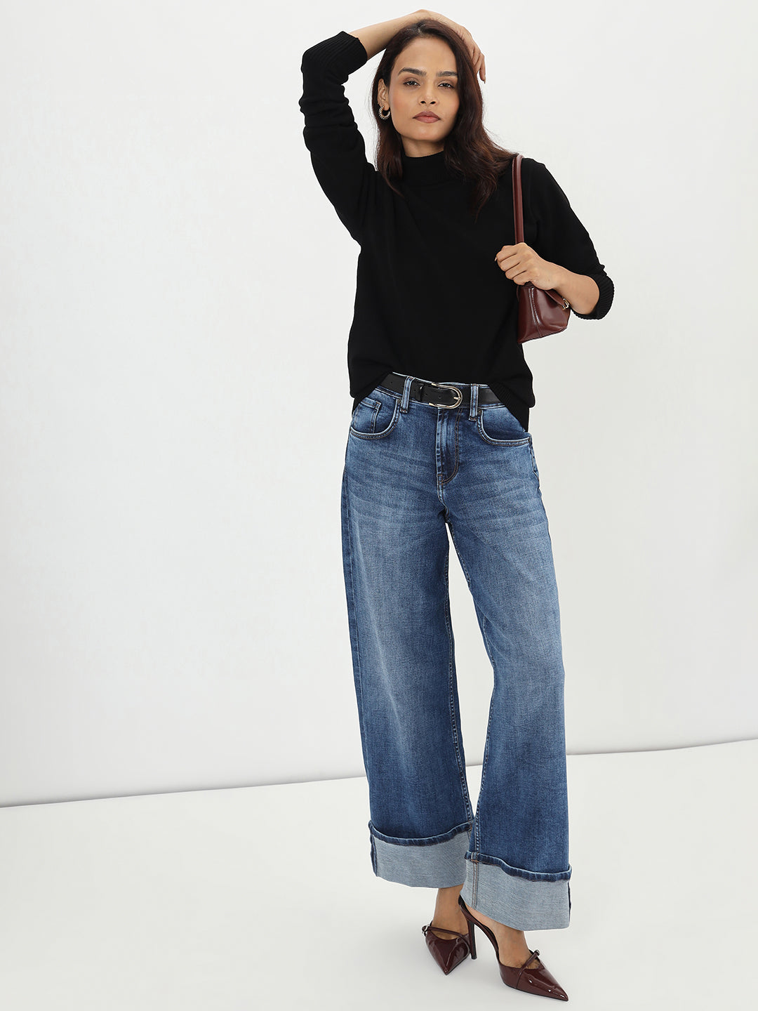 Black Turtle Neck Sweater
