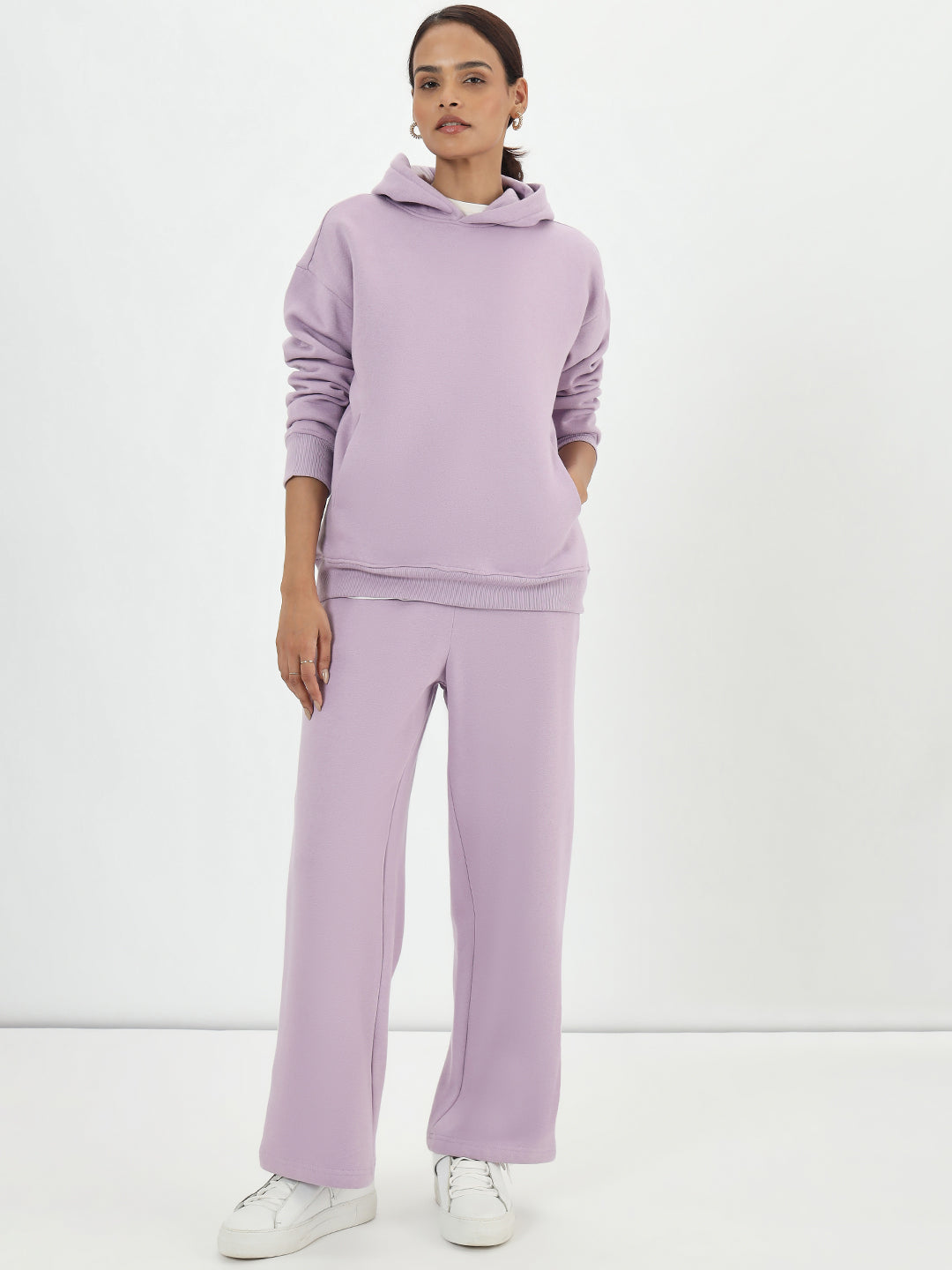 Lilac Fleece Hoodie