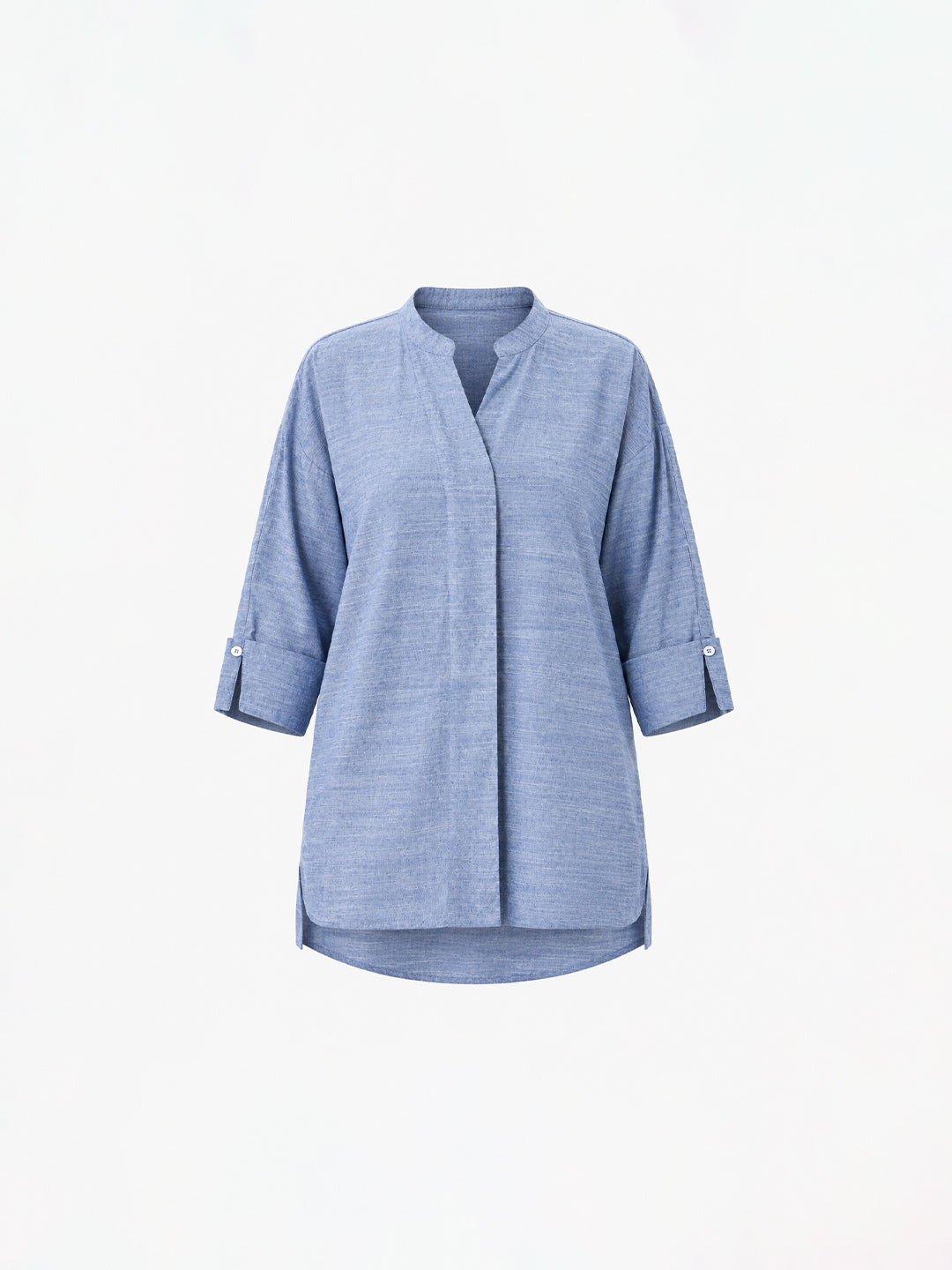 Blue Chambray Oversized Shirt