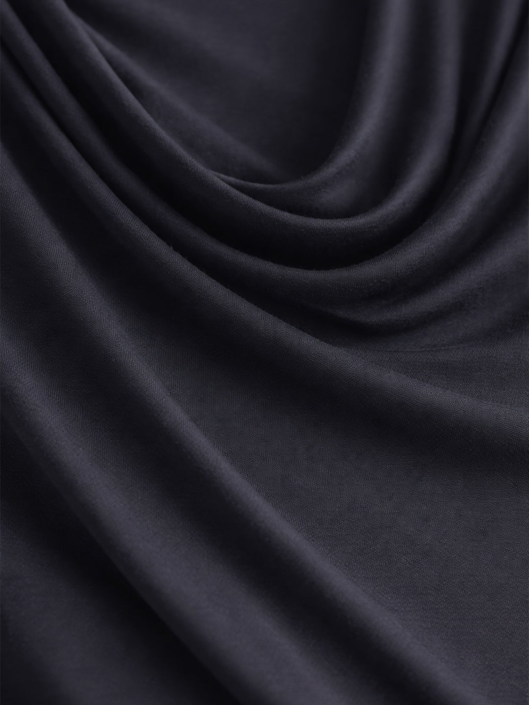 Bamboo Black Cowl Neck Bodysuit