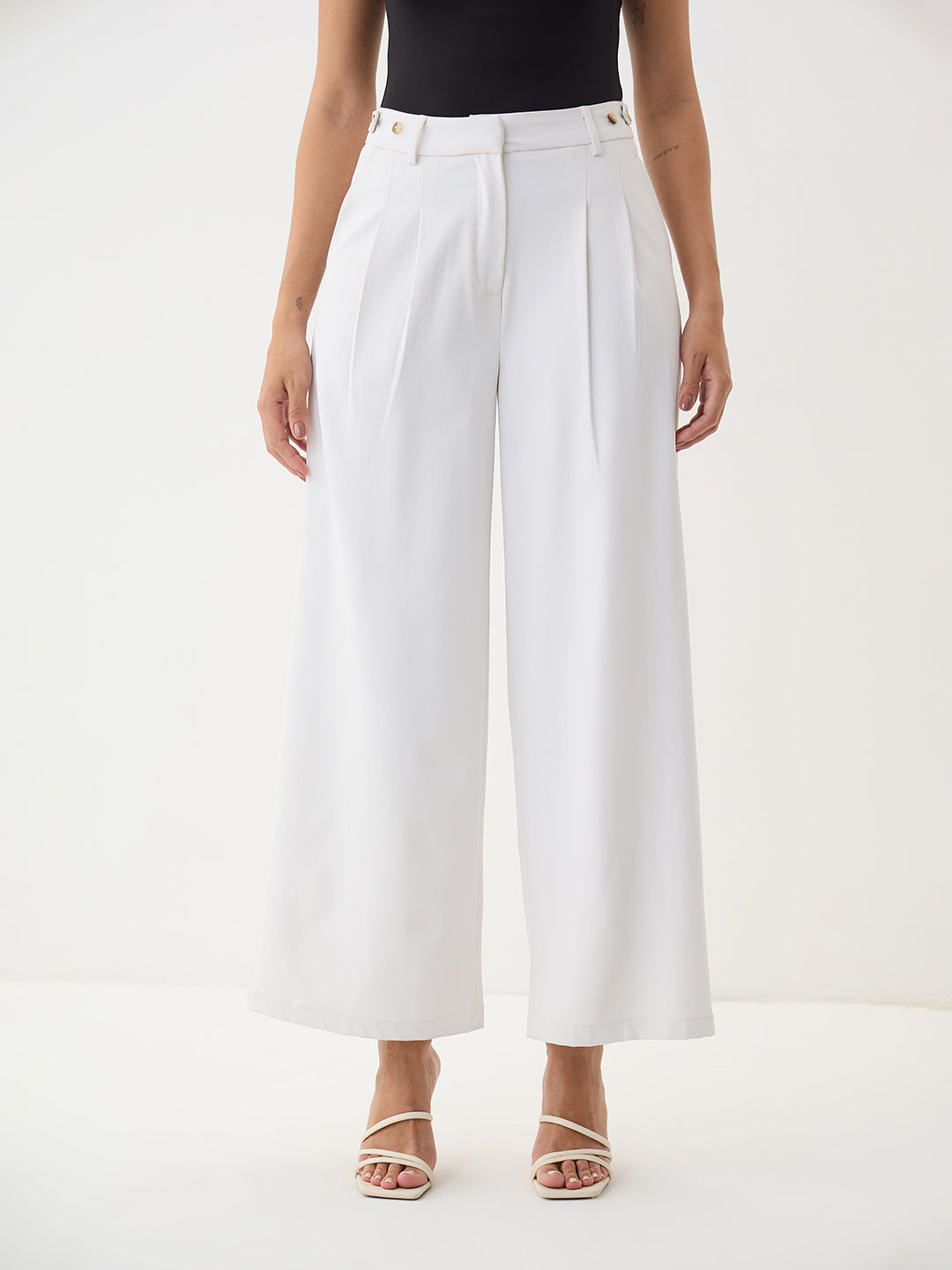 White Day To Dusk Wide Leg Pants