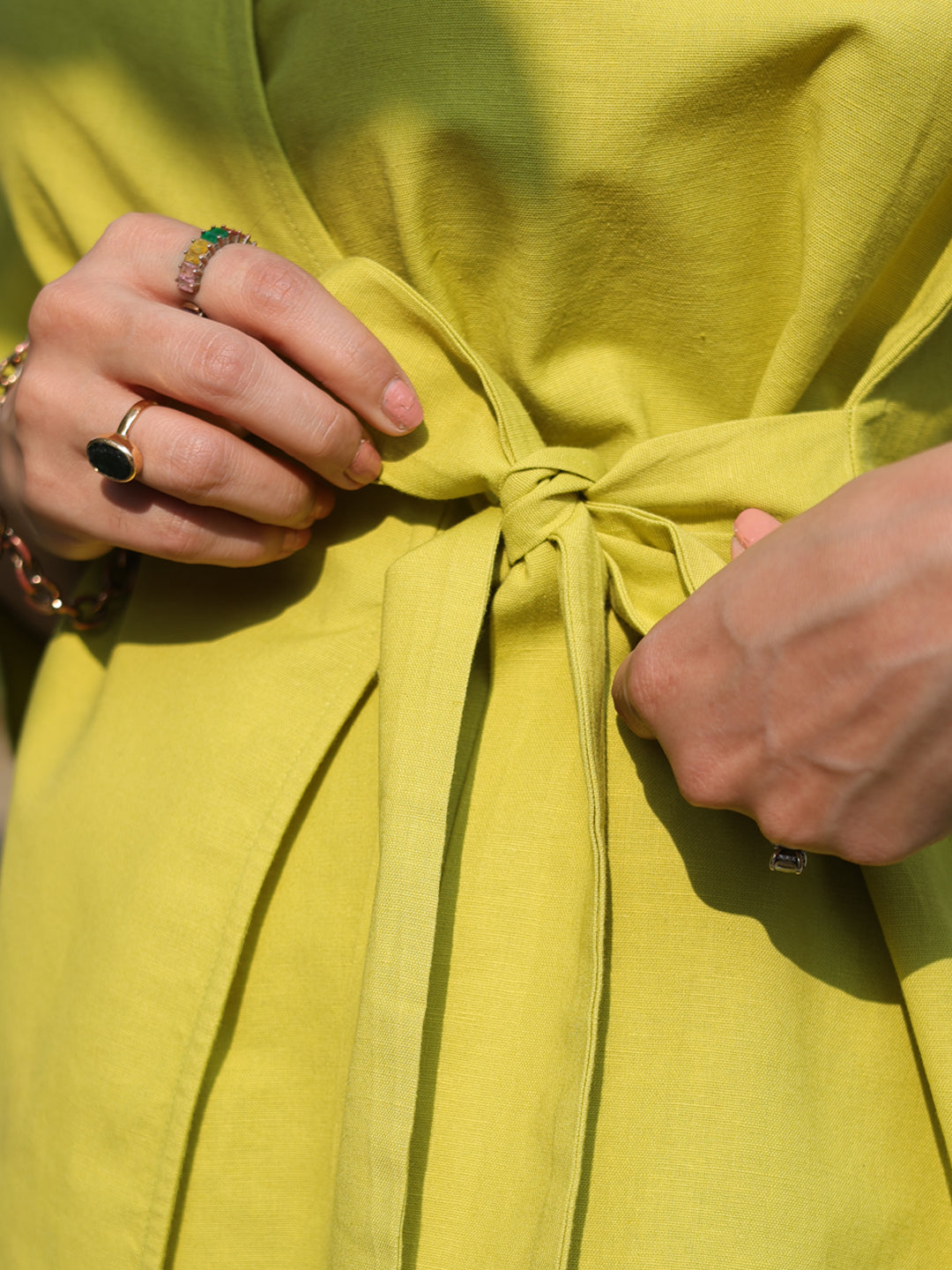 LinenLite Citrine Wrap Top