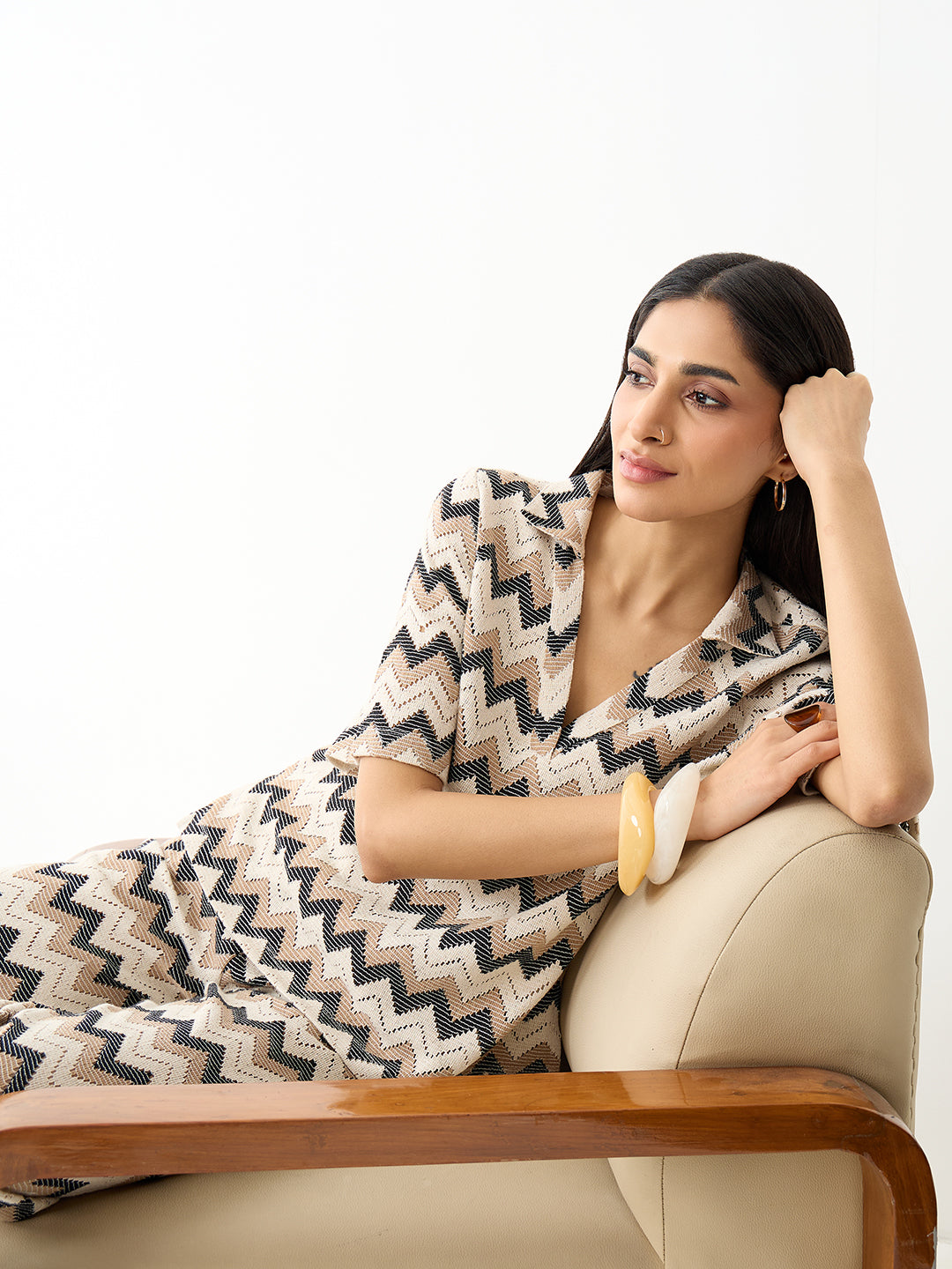 Multi Chevron Crochet Co-Ord Set