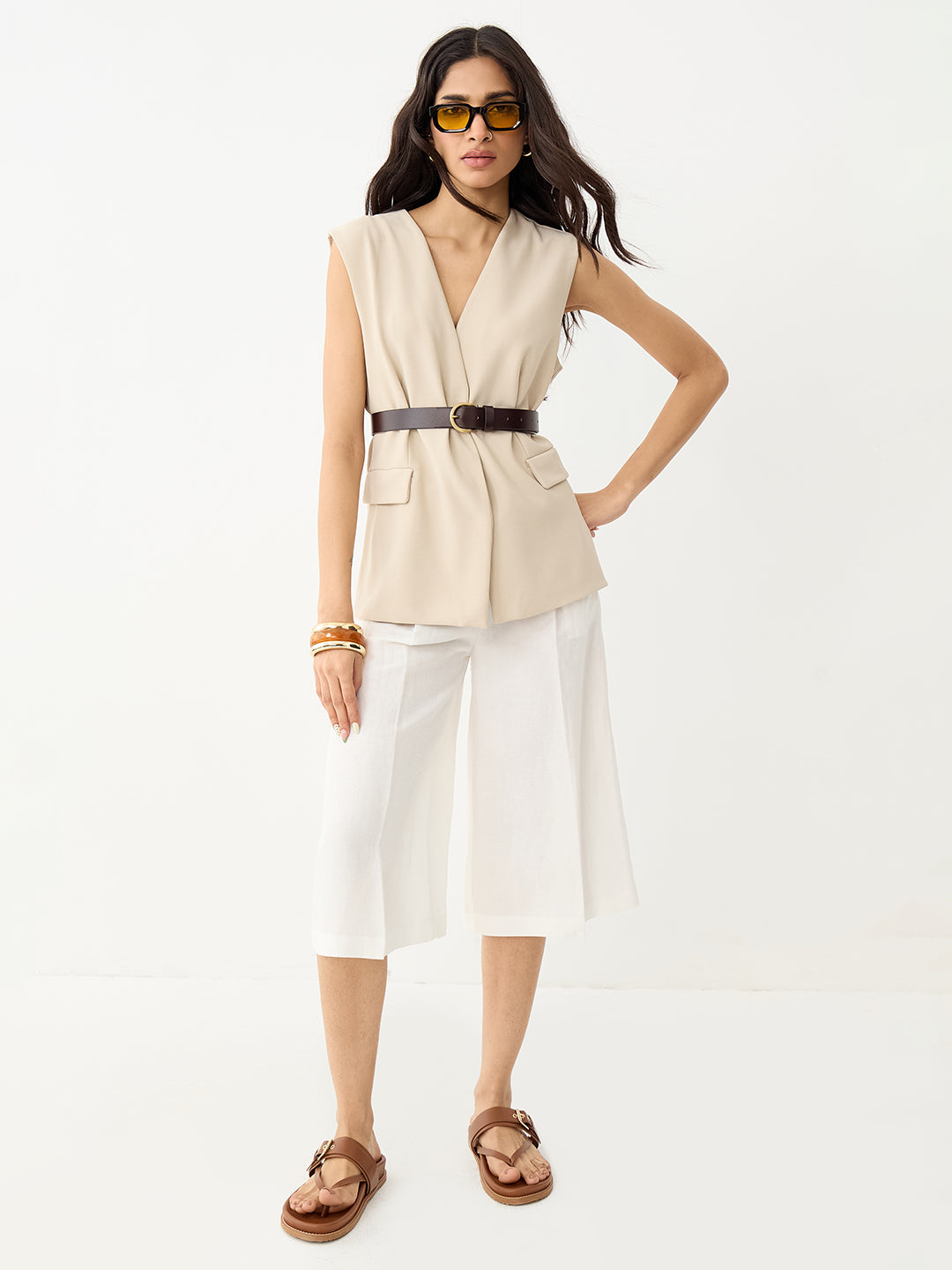 Dark Brown Timeless Leather Belt