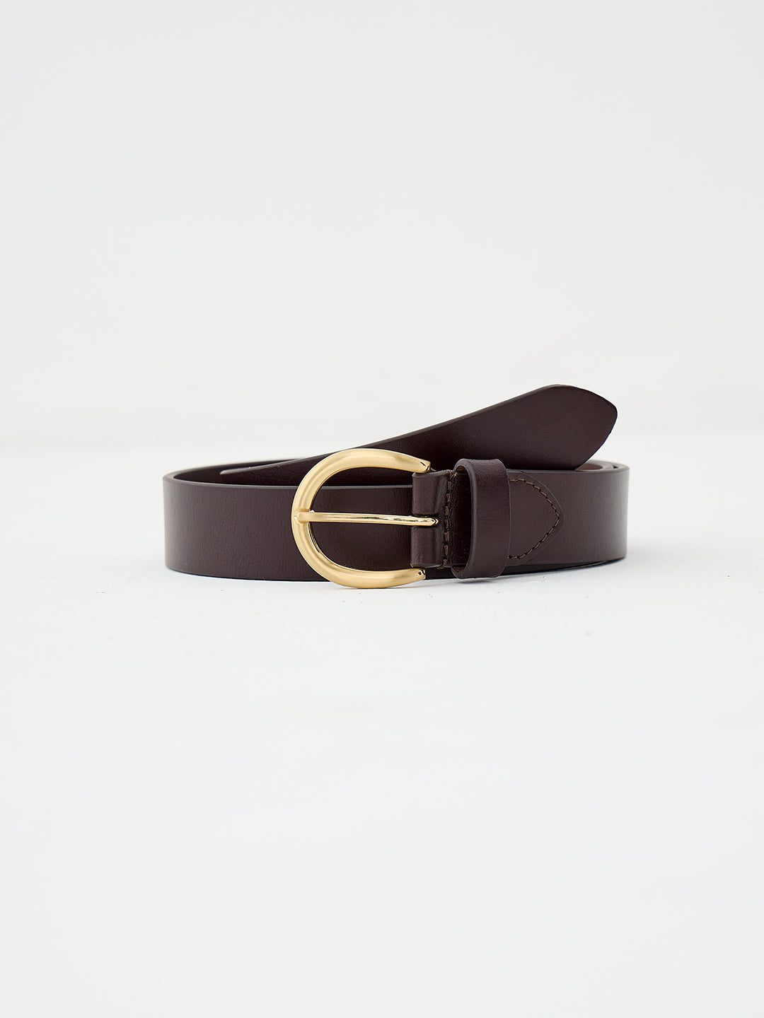 Dark Brown Timeless Leather Belt