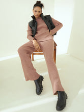 Beige Woollen Co-Ord Set