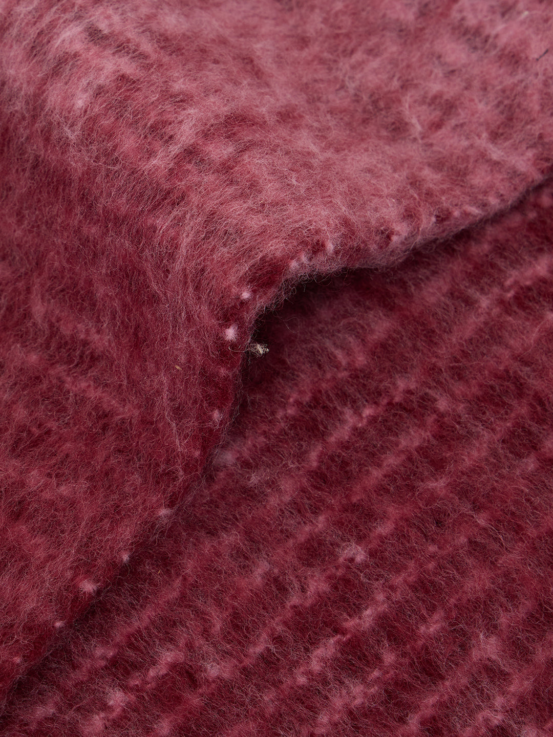 Wine Ombre Fringed Scarf