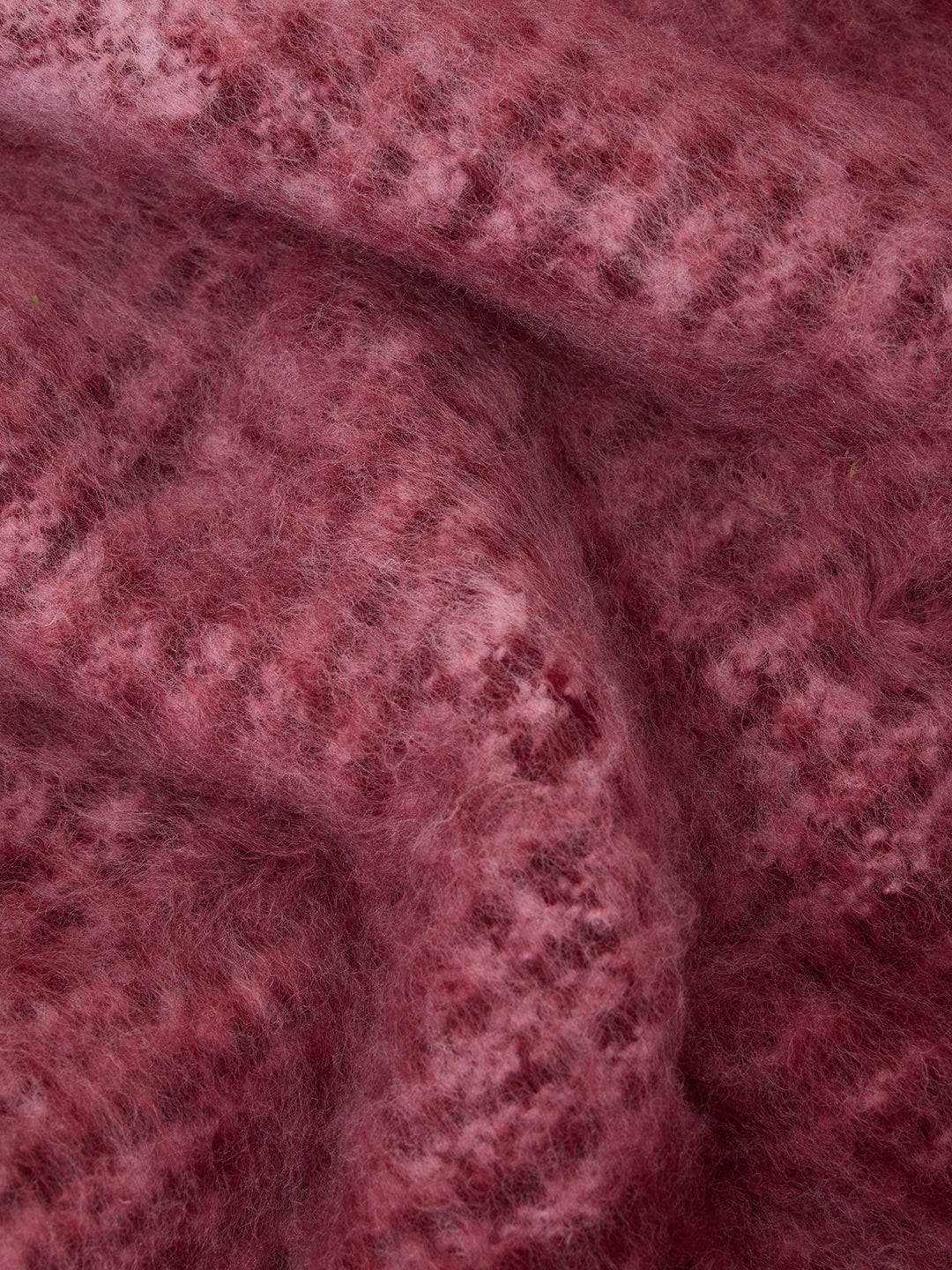 Wine Ombre Fringed Scarf