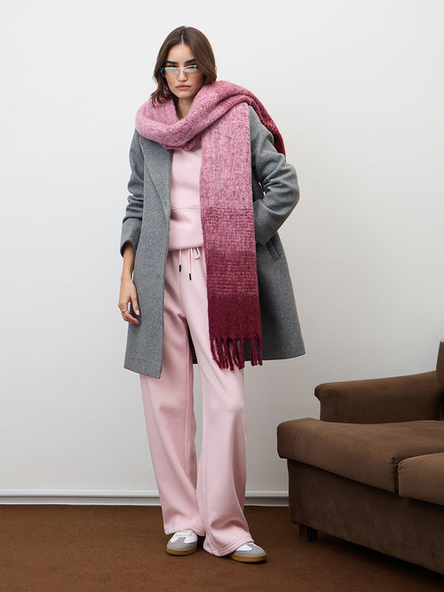 Powder Pink Fleece Hoodie