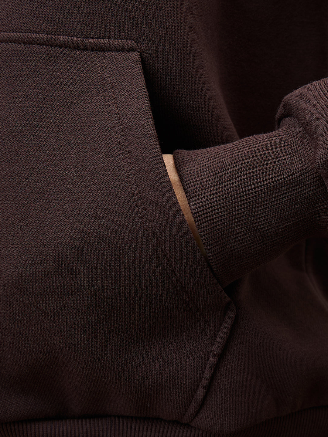 Mocha Fleece Hoodie