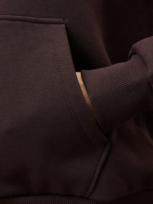 Mocha Fleece Hoodie