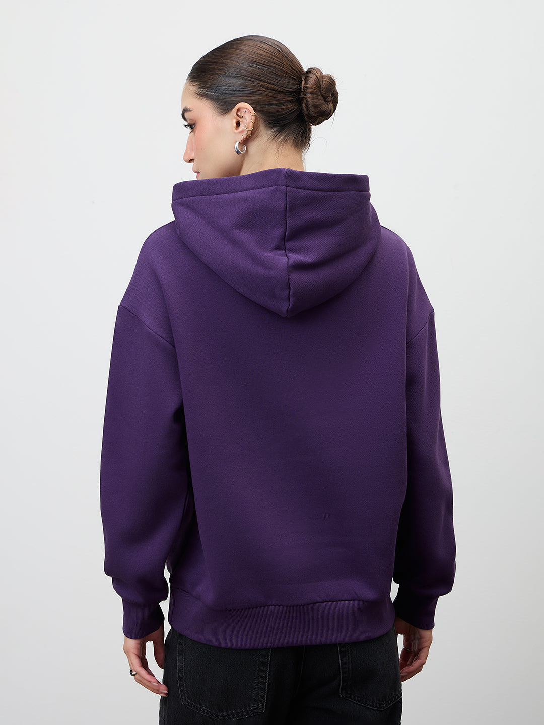 Purple Fleece Hoodie
