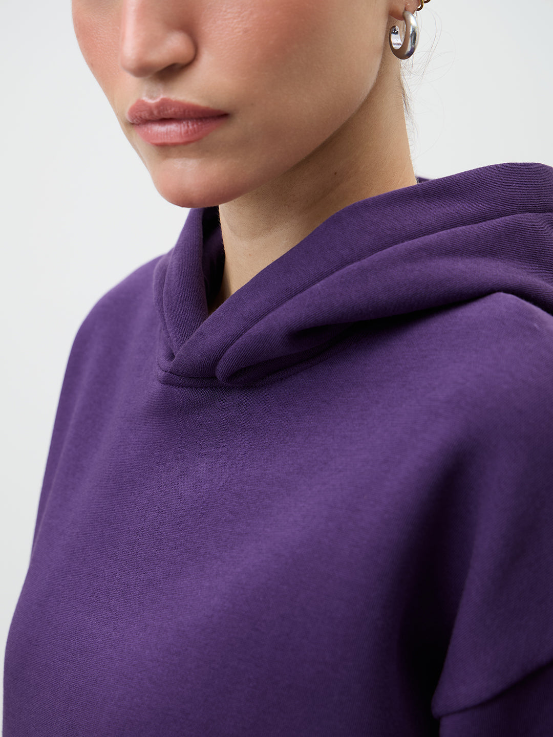 Purple Fleece Hoodie