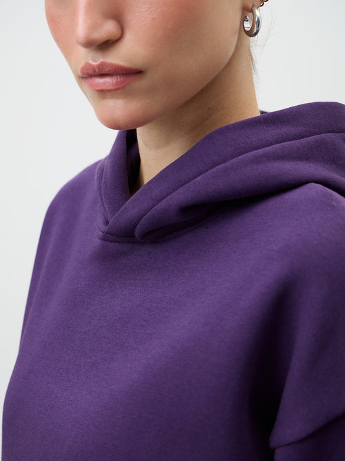 Purple Fleece Hoodie