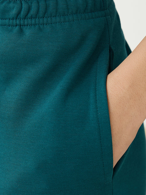 Teal Tonal Zip Knit Co-Ord