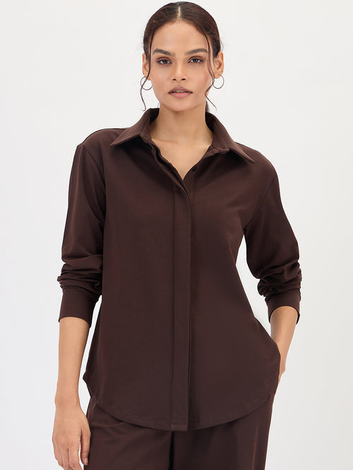 Brown Travel Shirt