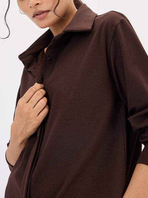Brown Travel Shirt