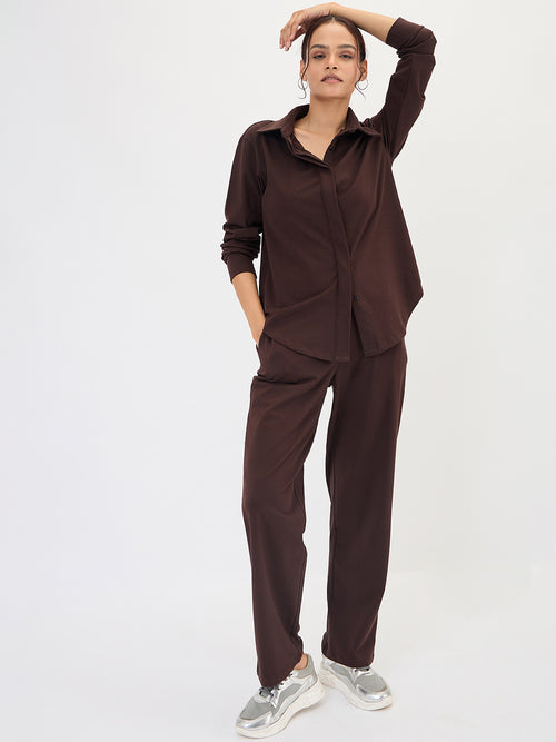 Brown Travel Shirt