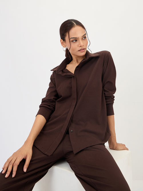 Brown Travel Shirt