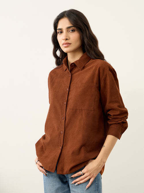 The Cool Girl Corduroy Shirt