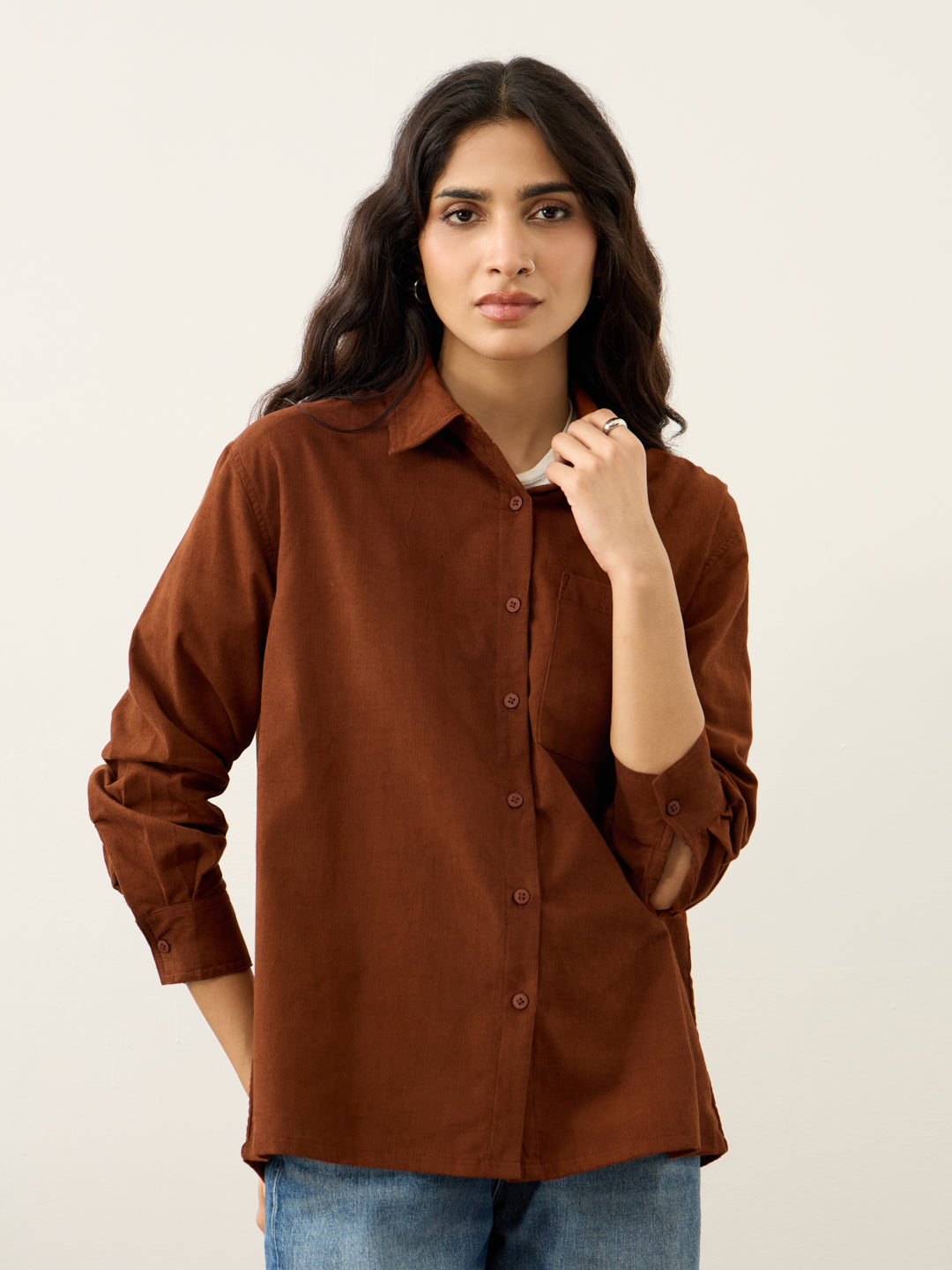 The Cool Girl Corduroy Shirt