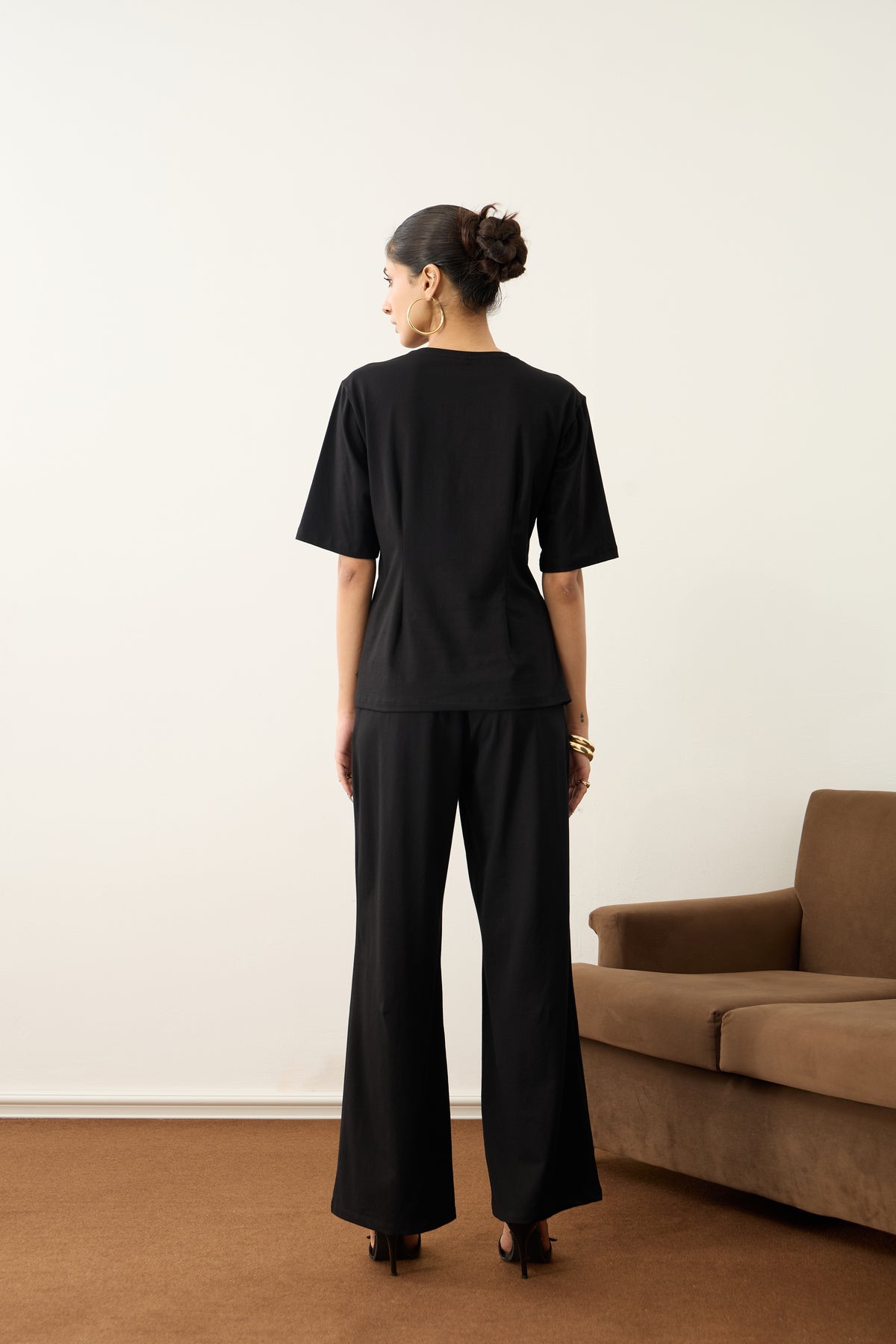 TrueStretch Black Buckle Detail Co-ord