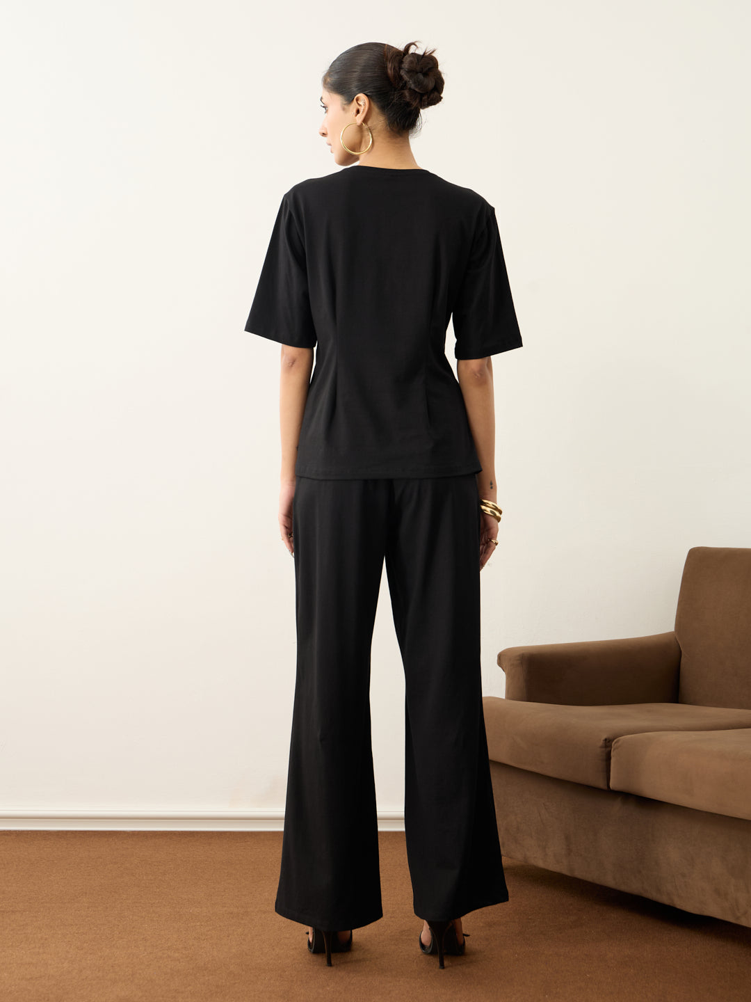TrueStretch Black Buckle Detail Co-ord