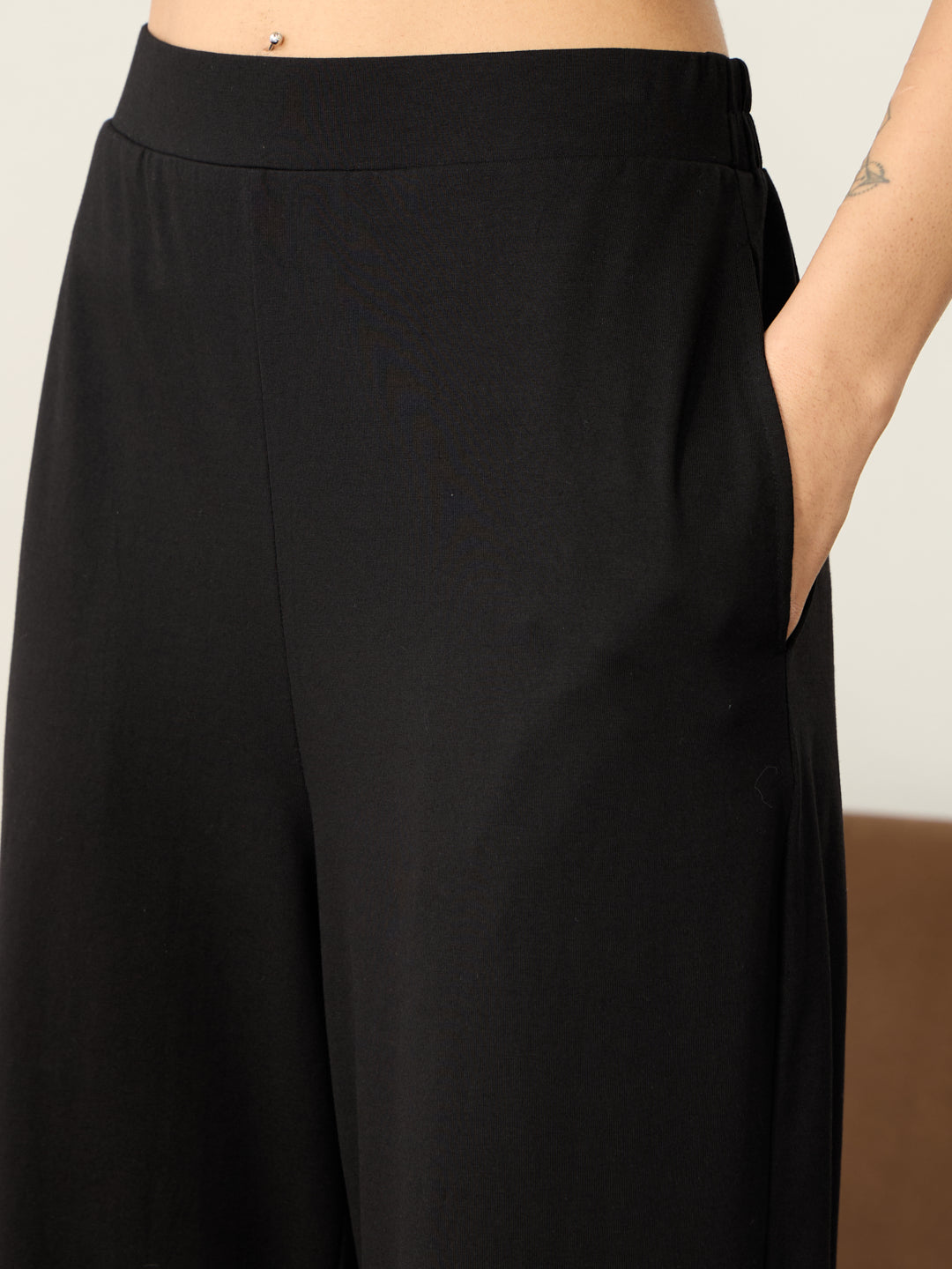 TrueStretch Black Buckle Detail Co-ord