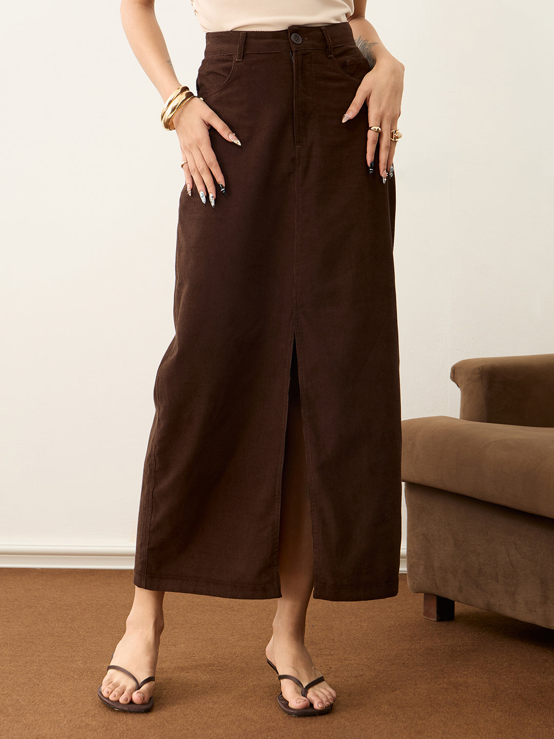 The Cool Girl Corduroy Skirt