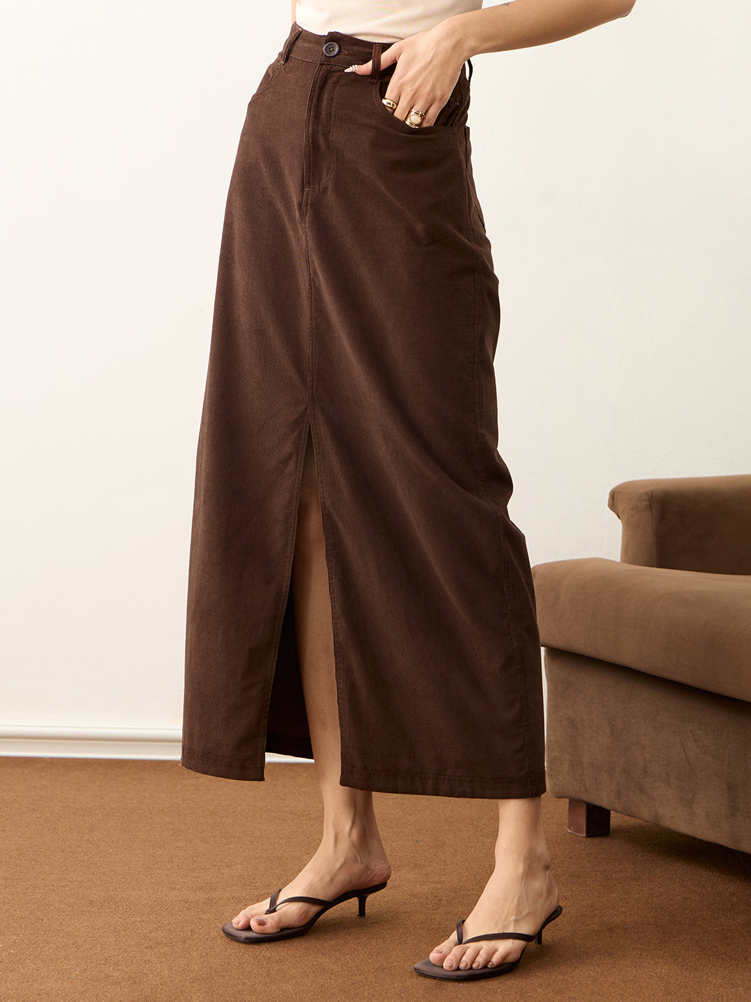 The Cool Girl Corduroy Skirt