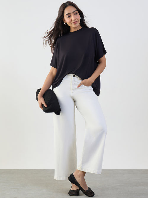 Bamboo Black Easy Fit T-Shirt