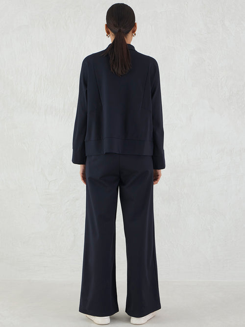 Navy Zip-Up Travel Co-Ord Set
